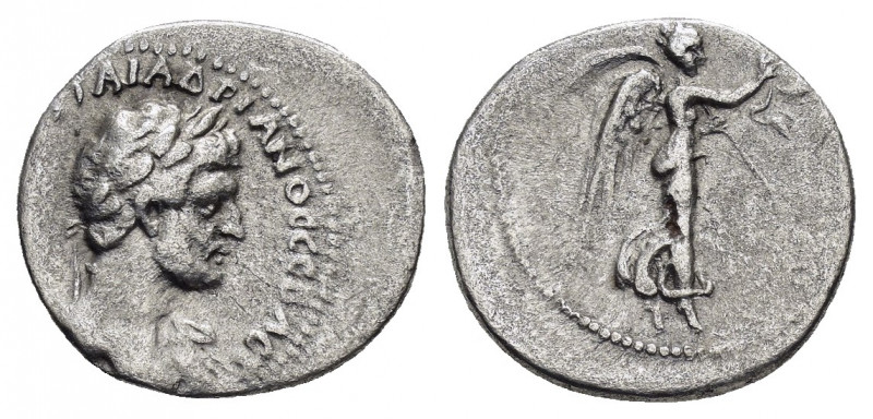 CAPPADOCIA.Caesarea.Hadrian.(117-138).Hemidrachm. 

Obv : ΑΥΤΟ ΚΑΙϹ ΤΡΑΙ ΑΔΡΙΑΝΟ...