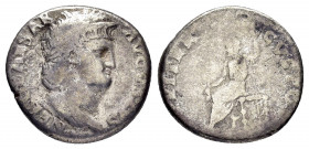NERO.(54-68).Rome.Denarius.

Obv : NERO CAESAR AVGVSTVS.
Laureate head right.

Rev : IVPPITER CVSTOS.
Jupiter seated left, holding thunderbolt and sce...