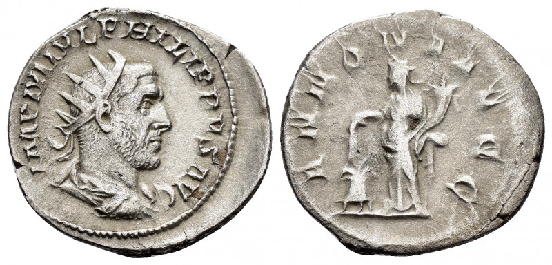 PHILIP I.(247-249).Rome.Antoninianus.

Obv : IMP M IVL PHILIPPVS AVG.
Radiate, d...