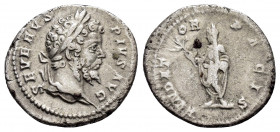 SEPTIMIUS SEVERUS.(193-211).Rome.Denarius. 

Obv : SEVERVS PIVS AVG.
Laureate head right.

Rev : FVNDATOR PACIS.
Emperor standing left, togate and vei...
