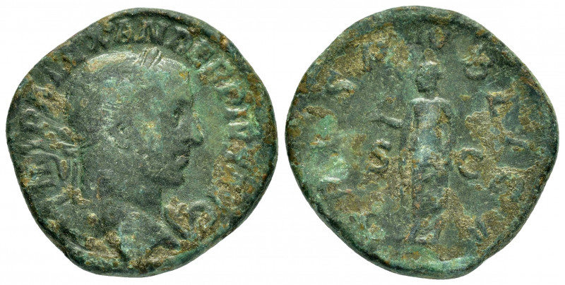 SEVERUS ALEXANDER.(222-235).Rome.Sestertius. 

Obv : IMP ALEXANDER PIVS AVG.
Lau...