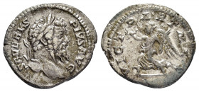 SEPTIMIUS SEVERUS.(193-211).Rome.Denarius.

Obv : SEVERVS PIVS AVG.
Laureate head, right.

Rev : VICT PART MAX.
Victory, winged, draped, advancing lef...