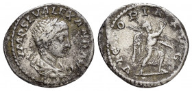 SEVERUS ALEXANDER.(222-235).Rome.Denarius.

Obv : MP SEV ALEXAND AVG.
Laureate and draped bust right.

Rev : VICTORIA AVG.
Victory advancing right hol...