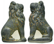 Ancient Roman bronze lion statue.(1st - 2nd Century).Ae.

Condition : Good very fine.

Weight : 21.4 gr
Diameter : 30 mm