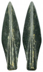 ANCIENT ROMAN BRONZE ARROW HEADS.(Circa 2 th Century). Ae.

Condition : Good very fine.

Weight : 4.4 gr
Diameter : 39 mm