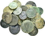 27 ANCIENT BRONZE COINS.SOLD AS SEEN. NO RETURN.