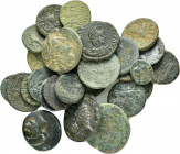 30 ANCIENT BRONZE COINS.SOLD AS SEEN. NO RETURN..