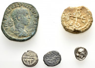 ANCIENT BRONZE COINS.SOLD AS SEEN. NO RETURN.