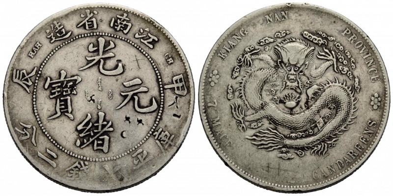 Kaiserreich / Empire
Kiangnan Provinz Dollar / Yuan (1904) HAH. 39.6 mm. Silber...