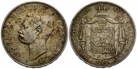 Nassau, Herzogtum
Adolph, 1839-1866 Doppelter Vereinstaler / Double Vereinsthaler 1860. 41.2 mm. Silber / Silver 0.900. KM 76. 37.00 g. Sehr schön + ...