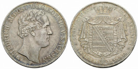 Sachsen, Herzogtum, ab 1547 Kurfürstentum, ab 1806 Königreich / Saxony Albertiner
Friedrich August II. 1836-1854 2 Vereinstaler (3 1/2 Gulden) / Doub...