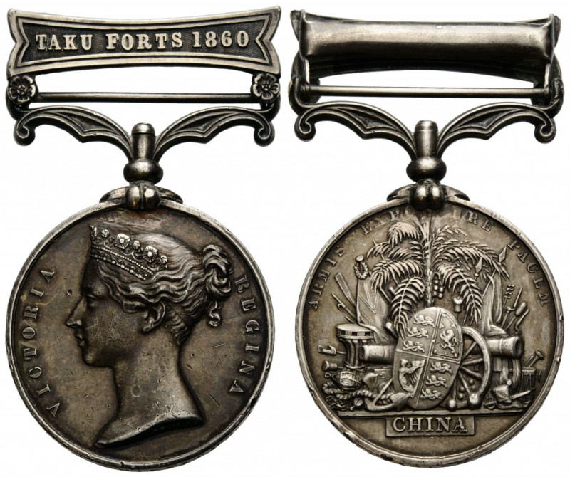Königreich / Kingdom
Victoria, 1837-1901 Silbermedaille / Silver medal 1860. 62...