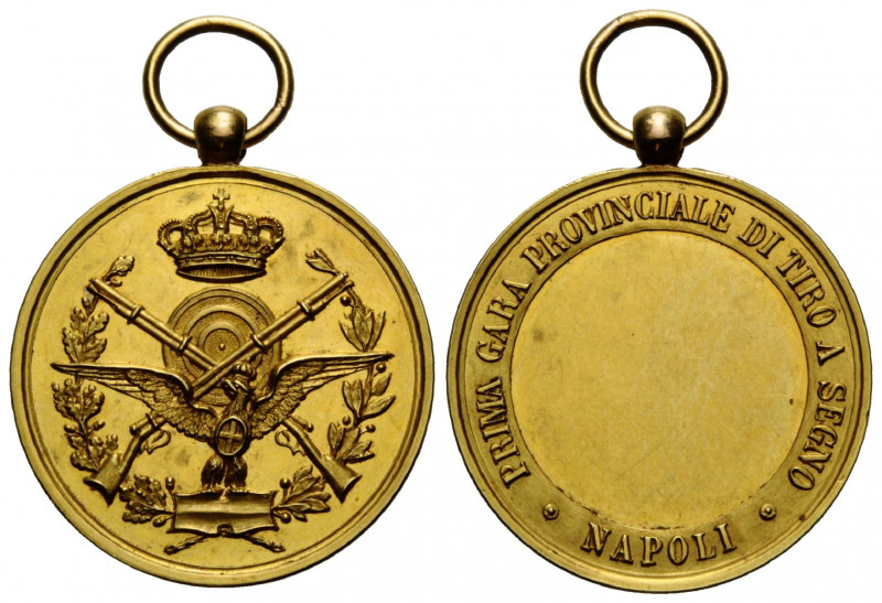 Königreich / Kingdom
Vittorio Emanuele III. 1900-1946 Schützenmedaille o. J. / ...