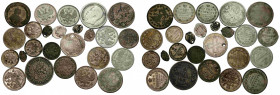 Russian Empire and Federation Lots and miscellaneous
 Diverse Münzen / Various coins Silber / Silver. Lot mit Russland 24 Münzen und Finnland unter R...