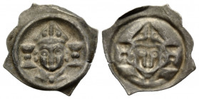 Basel / Basle Bistum Basel
Gerhard von Vuippens, 1310-1325 Vierzipfliger Pfennig o.J. / ND. einseitig / single sided. 16.5 mm. Silber / Silver. Brakt...