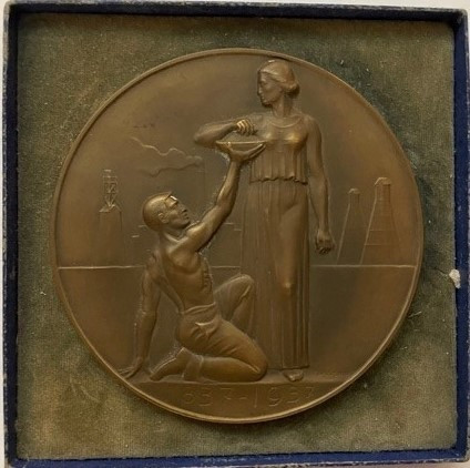 Basel Landschaft / Basle land
 Bronzemedaille / Bronze medal 1937. 103 mm. Zur ...