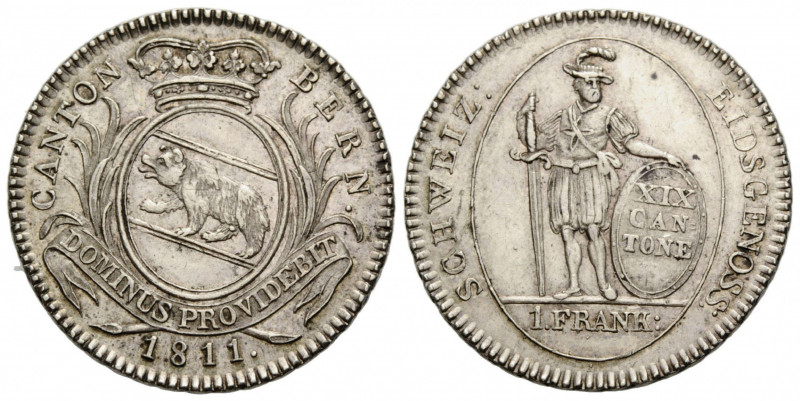 Bern / Berne
 1 Franken / Franc 1811. 29.4 mm. Kanton / Canton. Silber / Silver...