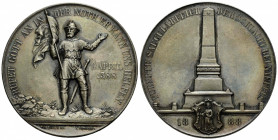 Glarus
 Silbermedaille / Silver medal 1888. 46.0 mm. auf die 500-Jahrfeier der Schlacht bei Näfels. Battle of Näfels 500th anniversary, commemorating...