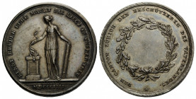 Zürich / Zurich
 Silbermedaille / Silver medal 1804. 35.3 mm. Exemplar für Offiziere / for officiers. KENNT BRÜDER EURE MACHT SIE LIEGT IN UNSER TREU...