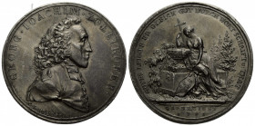 Medaillen / Medals
 Blei-Zinnmedaille / Lead-tin medal. 1791. 41.4 mm. GEORG IOACHIM ZOLLIKOFER, unten , in the down: C. I. KRÜGER. Rs. GUTES LEHRTE ...