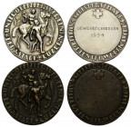 Schützentaler & Schützenmedaillen / Shooting talers & Shooting medals Luzern / Lucerne
 Silber- und Bronzemedaillen / Silver- and Bronze medal 1934 A...