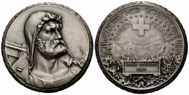 Schützentaler & Schützenmedaillen / Shooting talers & Shooting medals
 Silbermedaille / Silver medal 1969. 66.2 mm. Silber / Silver 0.800. SCHWEIZERI...