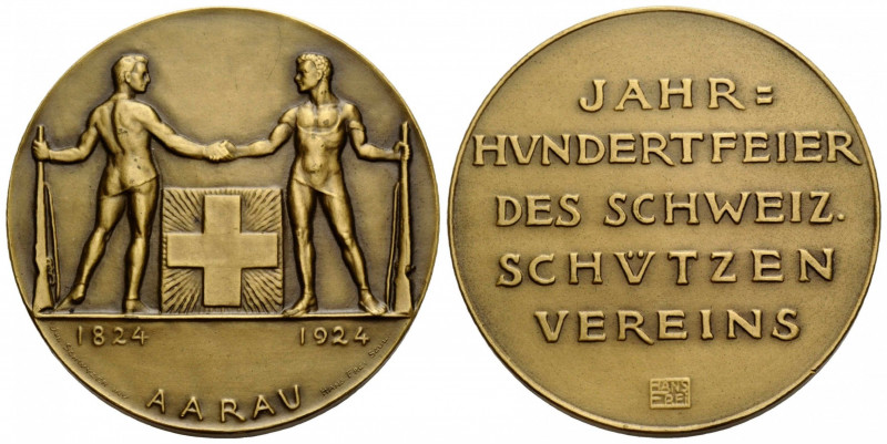 Schützentaler & Schützenmedaillen / Shooting talers & Shooting medals Aargau / A...