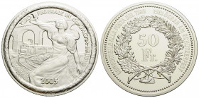 Schützentaler & Schützenmedaillen / Shooting talers & Shooting medals Graubünden / Grisons
50 Franken / 50 Francs 2005. 37 mm. Silber / Silver 0.900....
