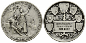Schützentaler & Schützenmedaillen / Shooting talers & Shooting medals Schwyz
 Silbermedaille / Silver medal 1952. 50.0 mm. Schützenmedaille, Schwyzer...