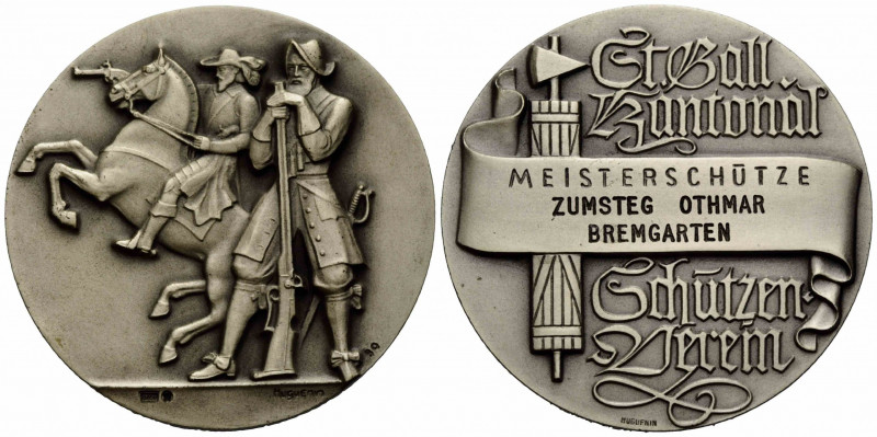 Schützentaler & Schützenmedaillen / Shooting talers & Shooting medals St. Gallen...