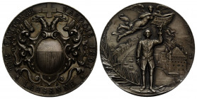 Schützentaler & Schützenmedaillen / Shooting talers & Shooting medals Waadt / Vaud
 Silbermedaille / Silver medal 1894. 45.2 mm. Schützenmedaille / S...