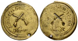 Schützentaler & Schützenmedaillen / Shooting talers & Shooting medals Zürich / Zurich
 Messingmedaille / Brass medal o.J. / ND. (19. Jh./century) Ein...