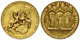 Schützentaler & Schützenmedaillen / Shooting talers & Shooting medals Zürich / Zurich
 Goldmedaille / Gold medal 1951. 25.9 mm. Gold 0.750. Albisgütl...