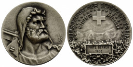 Schützentaler & Schützenmedaillen / Shooting talers & Shooting medals Gesamtschweiz Medaillen / General medals Switzerland
 Silbermedaille / Silver m...
