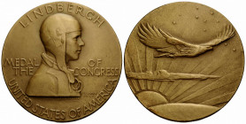 Medaillen / Medals
 Bronzemedaille / Bronze medal 1928. 69.46 mm. Commemorative bronze medal The Congressional Gold Medal, authorized by the Congress...