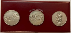 Stadt / City / Città
 Silbermedaille / Silver medal 1992 / 1993 / 1994 Musei Vaticani. 40.0 mm. AG 0.925. Michelangelo. Medaglie d'Argento Commemorat...