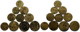 Münzgewichte / Coin weights
 Messing / Brass Gesamtgewicht / Total weights 78.1 g. Expl. 10. Schön / Fine.