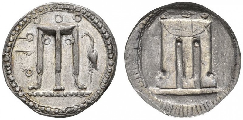 CLASSICAL COINS 
 BRUTTIUM 
 CROTON 
 Nomos, about 480-460 BC. AR 8.07 g. (ko...