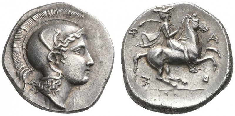 CLASSICAL COINS 
 THESSALY 
 PHARSALUS 
 Drachm, about 424-405 BC. AR 6.07 g....