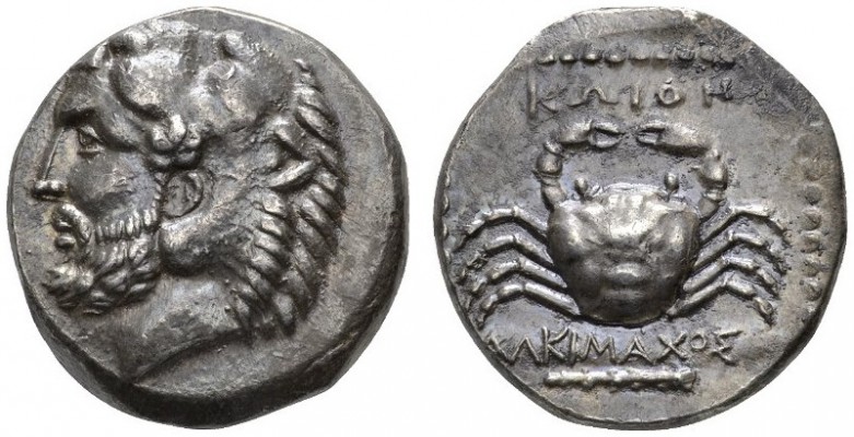 CLASSICAL COINS 
 ISLANDS OFF CARIA 
 COS 
 Tetradrachm, about 370-350 BC. AR...