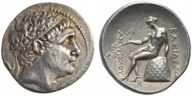 CLASSICAL COINS 
 SELEUCID KINGDOM OF SYRIA 
 ANTIOCHOS I SOTER, king 280-261 BC. Tetradrachm, Magnesia on Maeander , about 265-260 BC. AR 17.09 g. ...