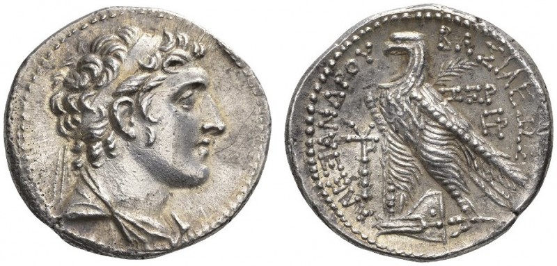 CLASSICAL COINS 
 SELEUCID KINGDOM OF SYRIA 
 ALEXANDER I BALAS, king 152-145 ...