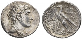 CLASSICAL COINS 
 SELEUCID KINGDOM OF SYRIA 
 ALEXANDER I BALAS, king 152-145 BC. Tetradrachm, Tyre , 146-145 BC. AR 14.19 g. Draped, diademed bust ...