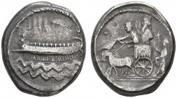 CLASSICAL COINS 
 PHOENICIA 
 SIDON 
 Abdashtart III , king 342-332 BC. Double shekel, 334-333 BC. AR 25.13 g. Phoenician war galley l. above two r...
