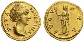 ROMAN COINS 
 ROMAN EMPIRE 
 FAUSTINA senior, wife of Antoninus Pius, 