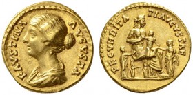 ROMAN COINS 
 ROMAN EMPIRE 
 FAUSTINA II, wife of Marcus Aurelius, 
