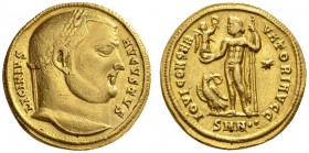 ROMAN COINS 
 ROMAN EMPIRE 
 LICINIUS I, 308-324. Aureus, Nicomedia , 313. AV 5.13 g. LICINIVS - AVGVSTVS Laureate head r. Rev. IOVI CONSER - VATORI...