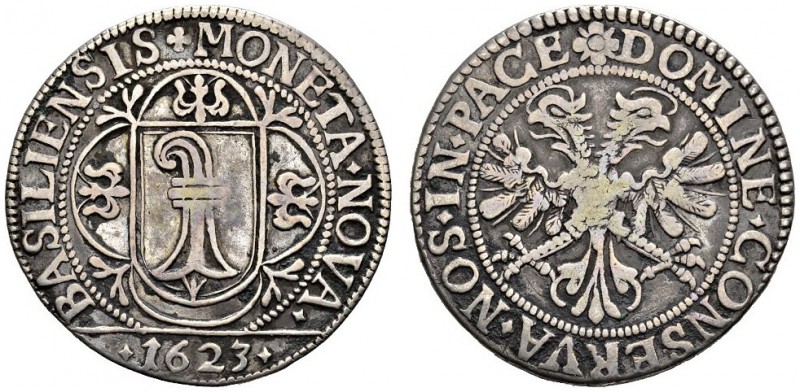 SCHWEIZER MÜNZEN & MEDAILLEN 
 BASEL, STADT 
 Dicken 1623. HMZ 2­81b. 8,24 g....