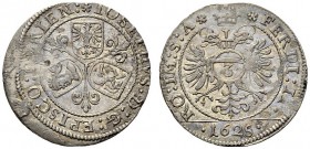 SCHWEIZER MÜNZEN & MEDAILLEN 
 CHUR, BISTUM 
 Joseph Mohr von Zernez, 1627-1635. 3 Kreuzer 1628. Mit Titel Ferdinands II. HMZ 2­422a. 1,23 g.
 Vorz...