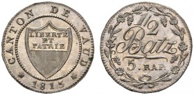 SCHWEIZER MÜNZEN & MEDAILLEN 
 WAADT, KANTON 
 39 Batzen o.J. (1830). Gegenstempel auf einen Französischen Ecu von 1782, Bayonne. HMZ 2­998a. 28,76 ...
